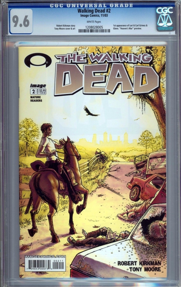 The Walking Dead 2 CGC 96 NM 1st Print Looks NMMT 98