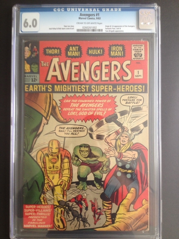 Avengers 1 CGC 60