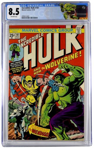 INCREDIBLE HULK 181 CGC 85 1ST APPEARANCE WOLVERINE 