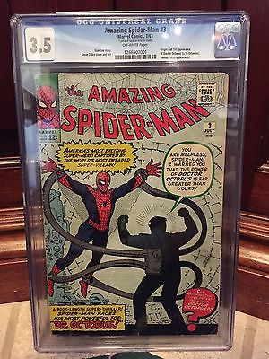 AMAZING SPIDERMAN 3 CGC 35 VG DOCTOR OCTOPUS ORIGIN  1ST APP ID 3042