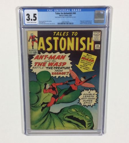 Tales To Astonish 44 KEY CGC 35 1st Wasp  Origin Marvel Comics