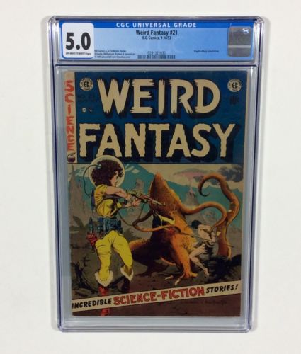 WEIRD FANTASY 21 CGC 50 Al Williamson  Frank Frazetta cover 1953 EC Comics