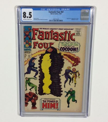 Fantastic Four 67 KEY CGC 85 1st HIM appearance Warlock  Marvel Comics