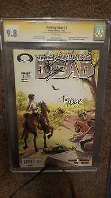 The Walking Dead Comic Book 2 FIRST PRINT CGC Graded 98 White Pages