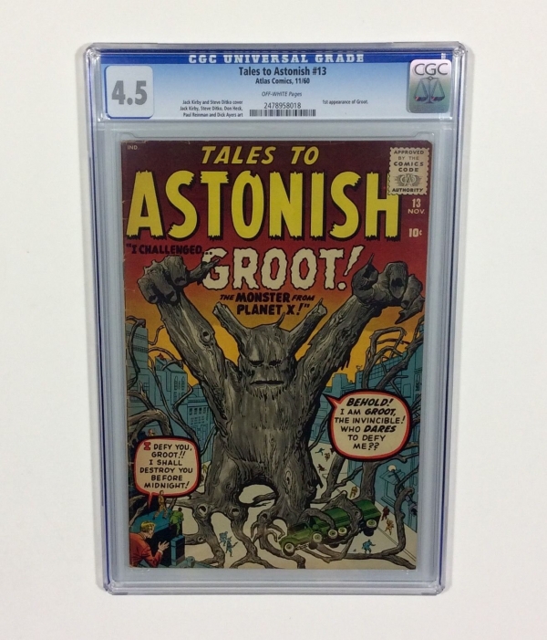 Tales To Astonish 13 CGC 45 KEY 1st GROOTGuardians of the Galaxy1961Marvel