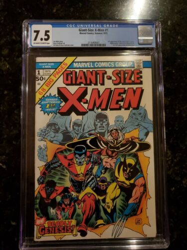 GiantSize Xmen 1 CGC 75 OWW  1st New Team  2nd Appearance of Wolverine