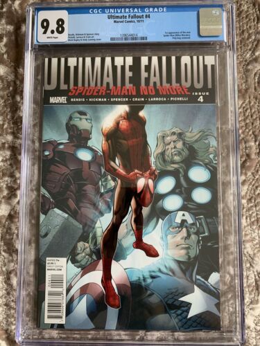 ULTIMATE FALLOUT 4 CGC 98  1ST PRINT MILES MORALES