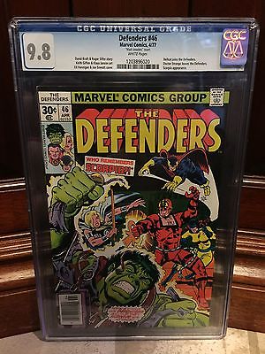 DEFENDERS 46 CGC 98 NMMT MARK JEWELERS INSERT  ID 5623