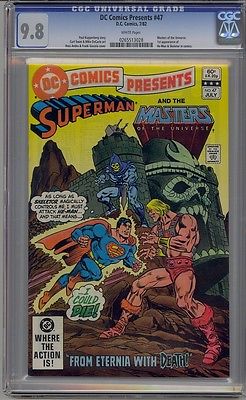 DC COMICS PRESENTS 47 CGC 98 1ST HEMAN MASTERS OF THE UNIVERSE