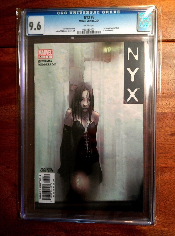 NYX 3 2004 1st appearance X23 CGC 96 NM RED HOT BOOK New Wolverine Wowza