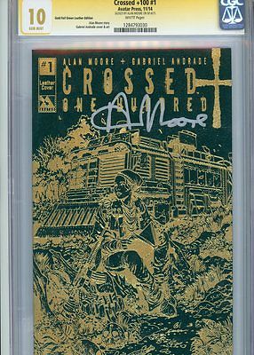 Crossed 100 1 CGC 10 Signed By Alan Moore Signature Series Serial 1284793030