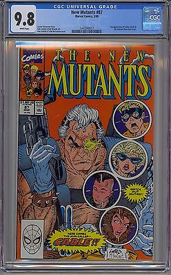 NEW MUTANTS 87 CGC 98 WHITE PAGES 1ST CABLE