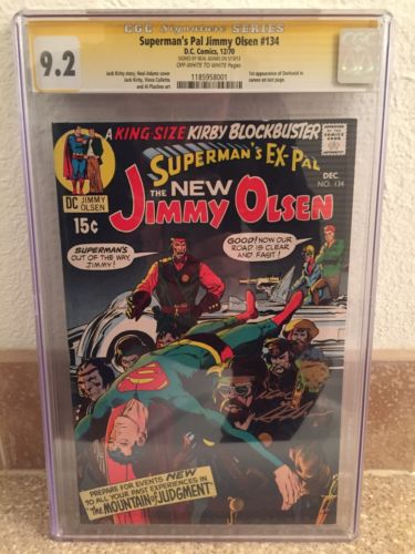 Supermans Pal Jimmy Olsen 134 CGC 92 SS Neal Adams 1st Darkseid Justice League