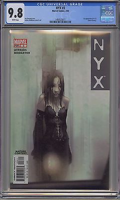 NYX 3 CGC 98 1ST X23 WOLVERINE NEW MOVIE COMING