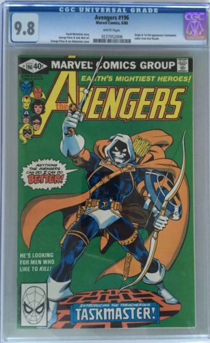 Avengers  196 CGC 98 1st Appearance Taskmaster