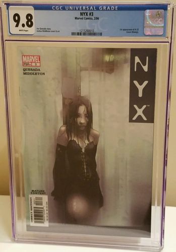 NYX 3 CGC 98 1ST APP LAURA KINNEY X23 OLD MAN LOGAN MOVIE HOTTEST BOOK RARE