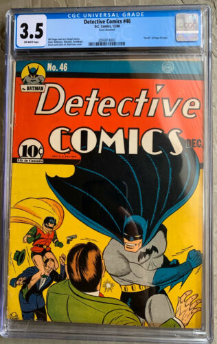 Detective Comics 46 CGC 35 VG Golden Age Early Batman 1940