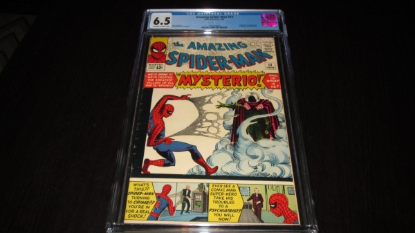 Amazing SpiderMan 13 Marvel Silver Age 1964 CGC 65 1st appearance Mysterio
