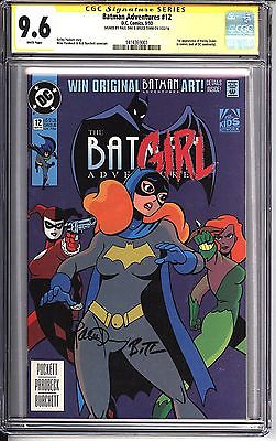  BATMAN ADVENTURES 12 CGC 96 SS Signed Dini Timm 1st HARLEY  1414369001 