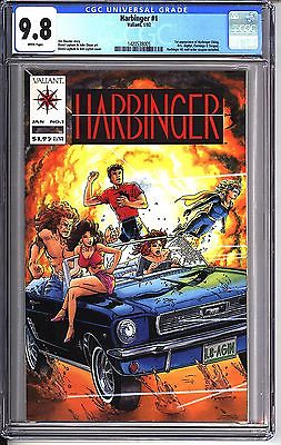  HARBINGER 1 CGC 98 White Valiant 1992 SWEET 1420538005 