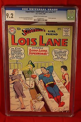 Supermans Girlfriend Lois Lane 17 DC 1960 CGC NM 92 Cream Offwhite pages