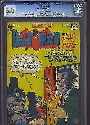 BATMAN 68 CGC FN 60 OWW TwoFace bondage cvr atomic explosion panels