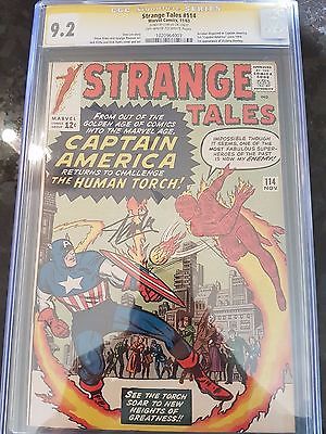 Strange Tales 114 92 CGC SS Signature Series Stan Key 1st Captain America