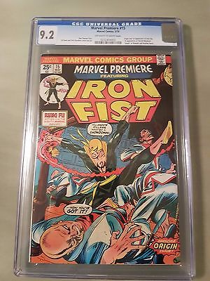 Marvel Premiere 15 92 CGC NM 1st Appearance of Iron Fist Key High Grade book