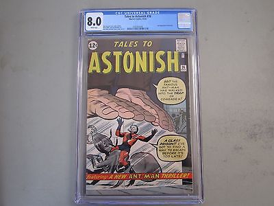 TALES TO ASTONISH 36 CGC 80 COMIC BOOK 1962  3rd App AntMan  KEY