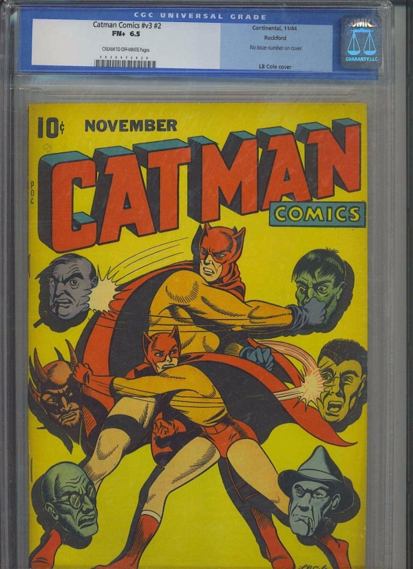 CATMAN 26 CGC FN 65 CMOW Rockford Copy