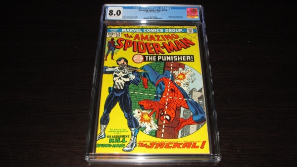 Amazing SpiderMan 129 Marvel Comics 1st appearance Punisher  Jackal CGC 80 