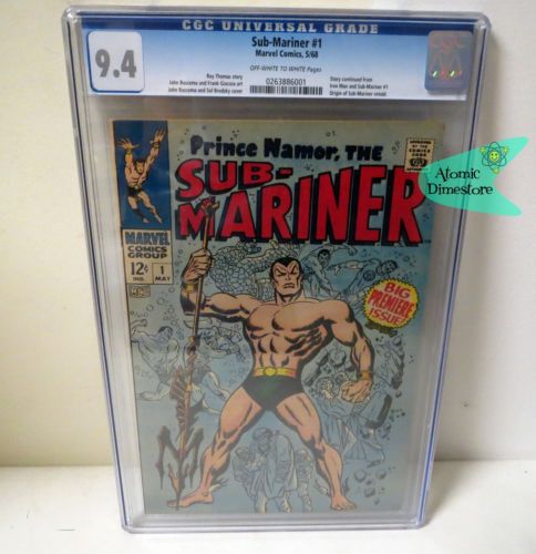 Vintage 1968 Prince Namor THE SUBMARINER 1 CGC 94