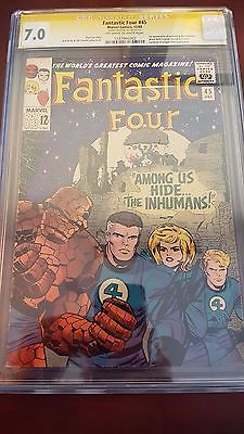 Fantastic Four 45 70 CGC SS Signature Series Stan Lee 1st appearance Inhumans