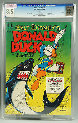Carl Barks  Four Color 291  Donald Duck The Magic Hourglass  CGC 85