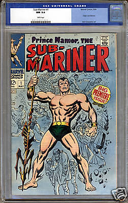 SubMariner 1 CGC 94 NM WHITE Pages Universal CGC 0042307055