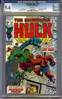 Incredible Hulk 122 CGC 96 NM WHITE Pages Universal CGC 1138207010
