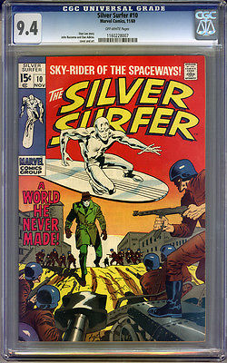 Silver Surfer 10 CGC 94 NM Universal CGC 1160228007