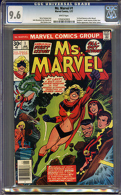 Ms Marvel 1 CGC 96 NM WHITE Pages Universal CGC 1204243003