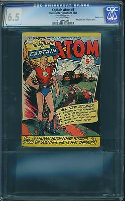 CAPTAIN ATOM 1 CGC 65 DOUBLE COVER 1 ST APP JUSTICE LEAGUE SUPERMAN BATMAN