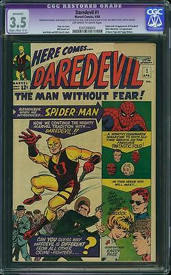 DAREDEVIL 1 CGC VG 1 COMIC HULK THOR IRONMAN AVENGERS XMEN ELEKTRA