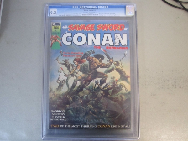 Savage Sword of Conan The Barbarian 1 CGC 92 COMIC BOOK 1974