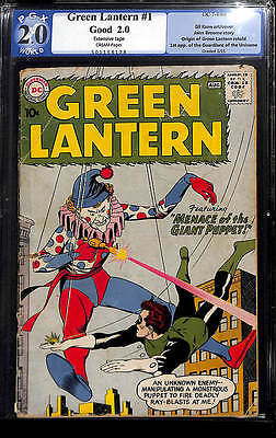 GREEN LANTERN 1 CGC PGX GRADED BLUE LABEL SUPERMAN GREEN LANTERN BATMAN SHOWCASE