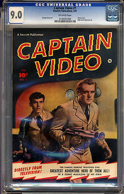 Captain Video 1  CGC  90  VFNM  Universal No Reserve