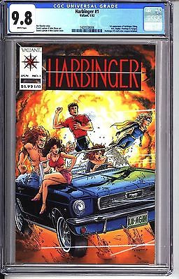  HARBINGER 1 CGC 98 White Valiant 1992 SWEET 1420538006 