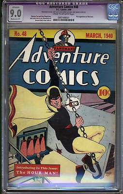 Adventure Comics 48 CGC 90 VFNM Restored No Reserve