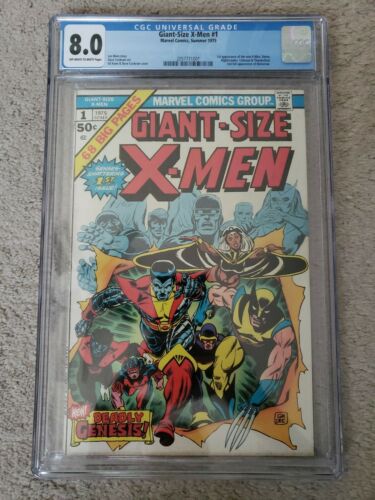 Giant Size XMen 1  CGC 80  1st Storm Nightcrawler Colossus 2nd Wolverine