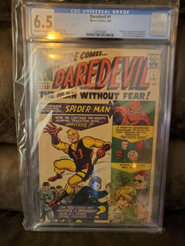 Daredevil 1 CGC 65  1st app of Daredevil from 1964  Key issue for collectors