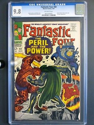 Fantastic Four 60 MARVEL 1967 MINT CGC 98 NMMT HIGHEST GRADE Doctor Doom