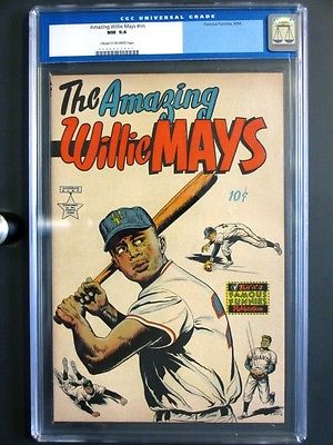 Amazing Willie Mays nn1 1954 NEAR MINT CGC 94 NM HIGHEST GRADE File Copy