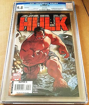 HULK 1 CGC 98 VARIANT EDITION COVER RED HULK 2008